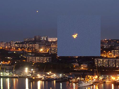 Во Владивостоке наблюдали НЛО [3 ВИДЕО]
